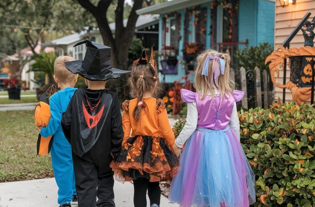 Trick or Treating in Celebration